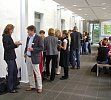 die erste Pause mit Gelegenheit zu Begegnung im Foyer der Theologischen Fakultt