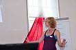 Im Worldcafé mit Anja Grolle, freiberufliche Pädagogin im künstlerisch-kulturellen Bereich in Berlin