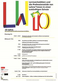 10 Jahre Lernwerkstatt Erziehungswissenschaften-Programm