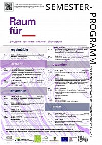 Semesterprogramm Wintersemester 22/23