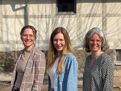 v. l. n. r.: Nicole Megel, Franziska Wehlmann, Dr. Kerstin Bräuning